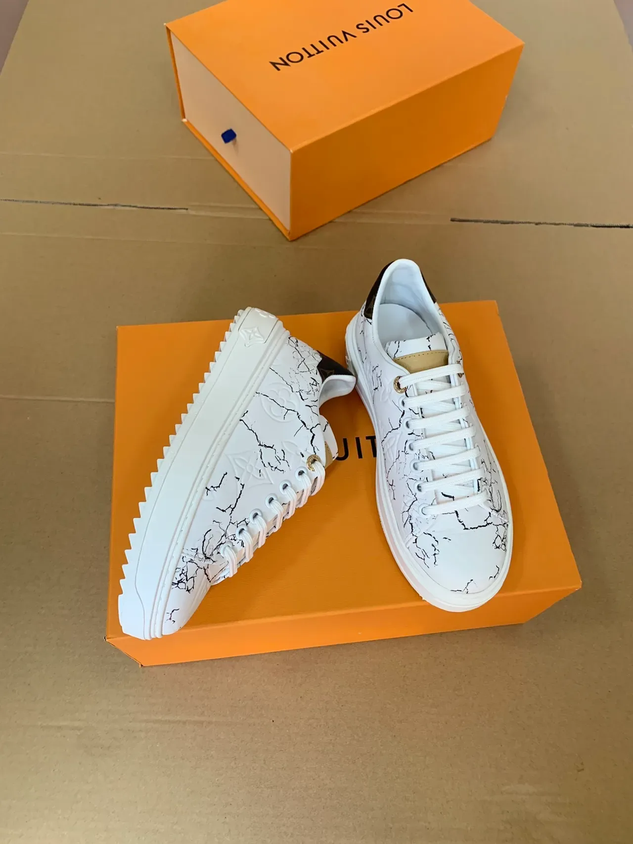 Louis Vuitton Run Away Marble Print Lifestyle Sneakers 2