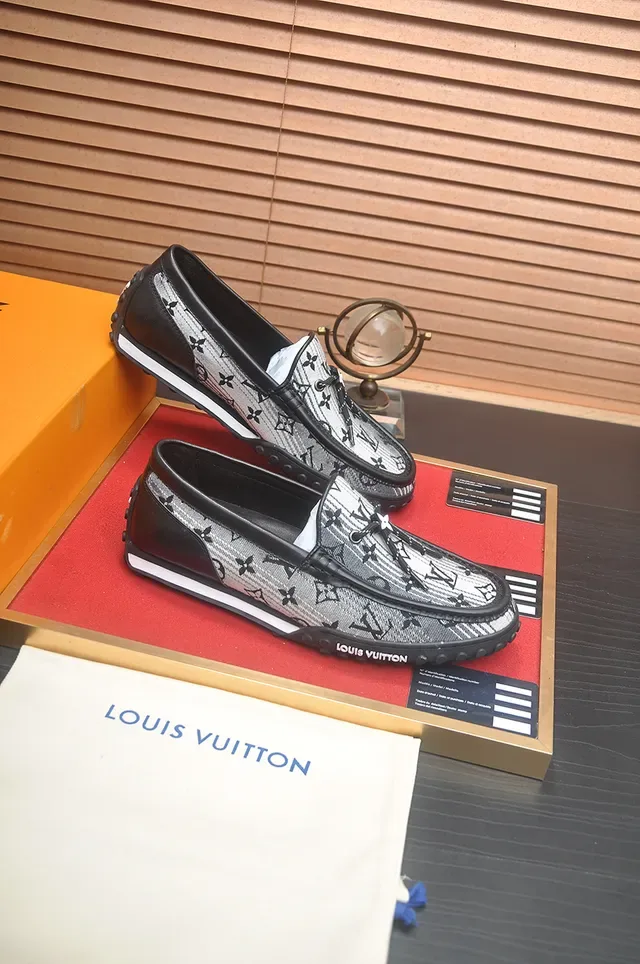 Louis Vuitton Run Away Monogram Textile Loafers 4