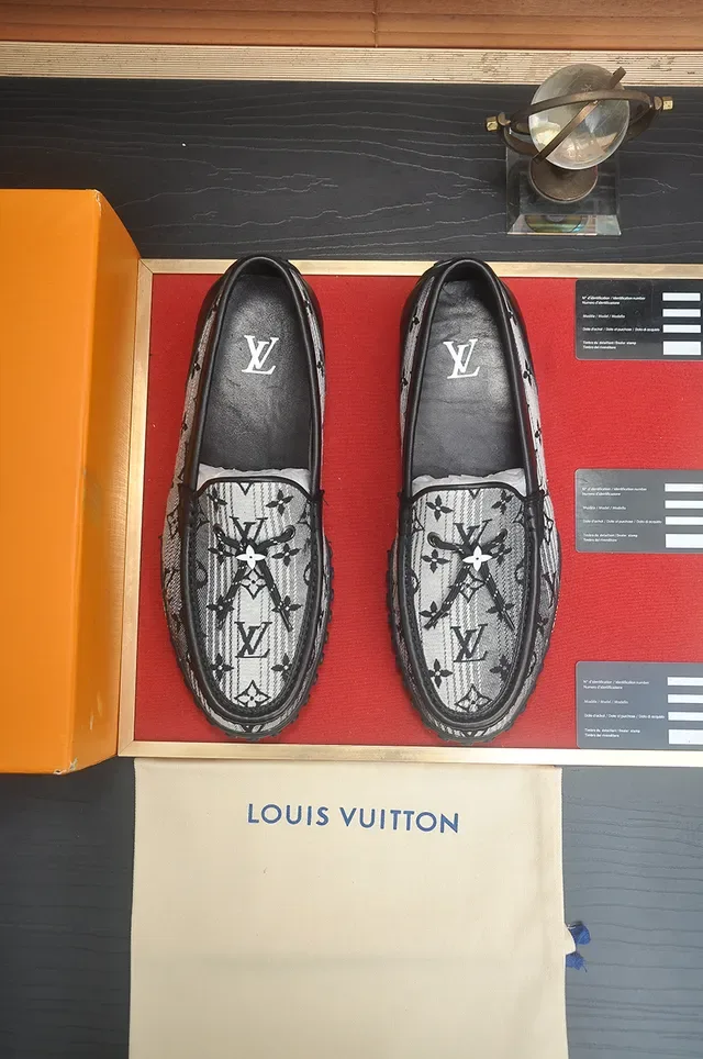 Louis Vuitton Run Away Monogram Textile Loafers 5