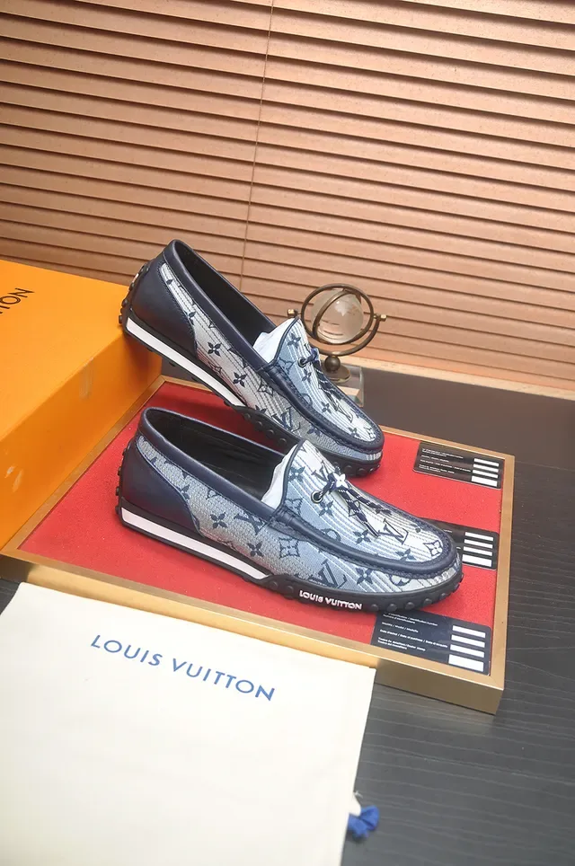 Louis Vuitton Run Away Monogram Textile Loafers 4