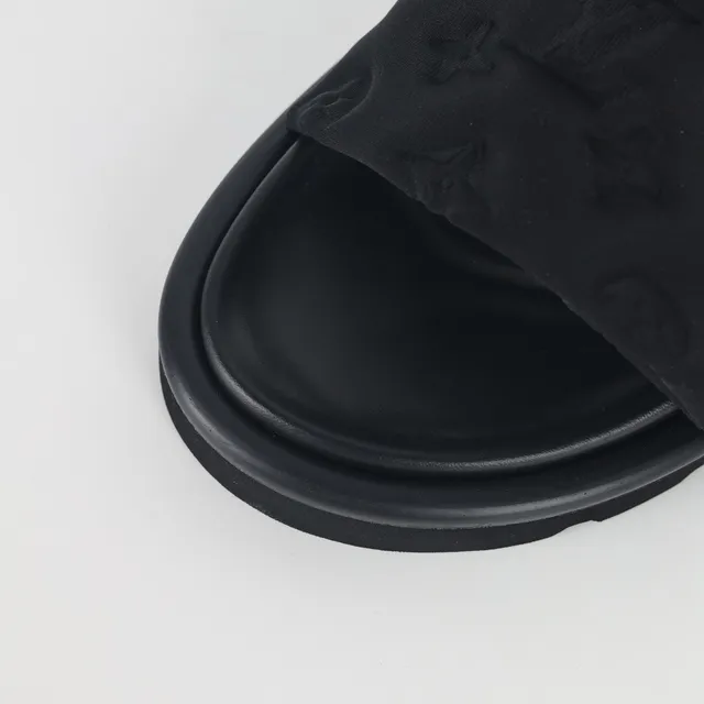 Louis Vuitton Slide Monogram Black Slippers 5