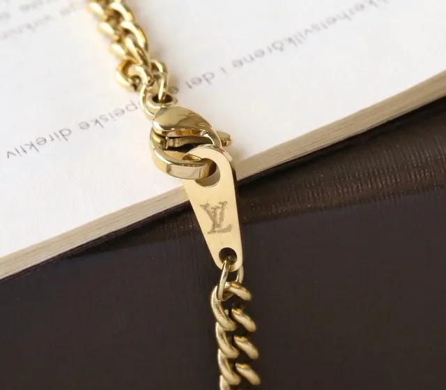 Louis Vuitton Strawberry Monogram Enamel Pendant Necklace 2