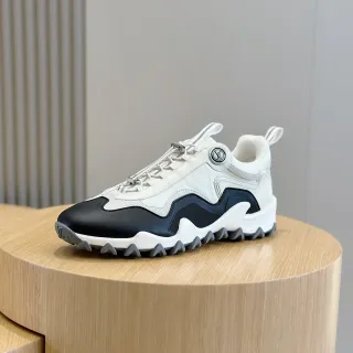 Louis Vuitton White Black Sculpted Midsole Wavy Overlays Chunky Sneakers