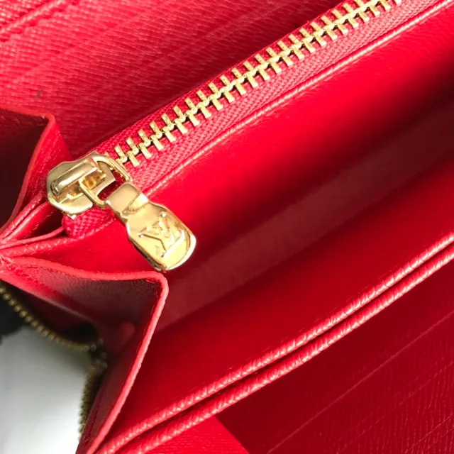 Louis Vuitton Zippy Wallet Damier Ebène lona xadrez carteira longa 7