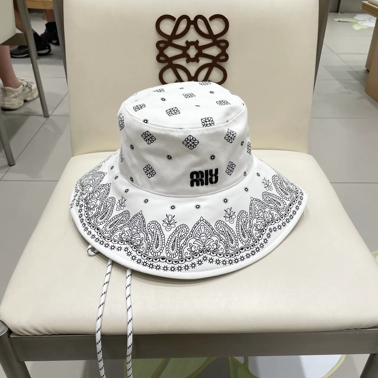 Miu Miu Multicolor Crocheted Logo Bucket Bag 2