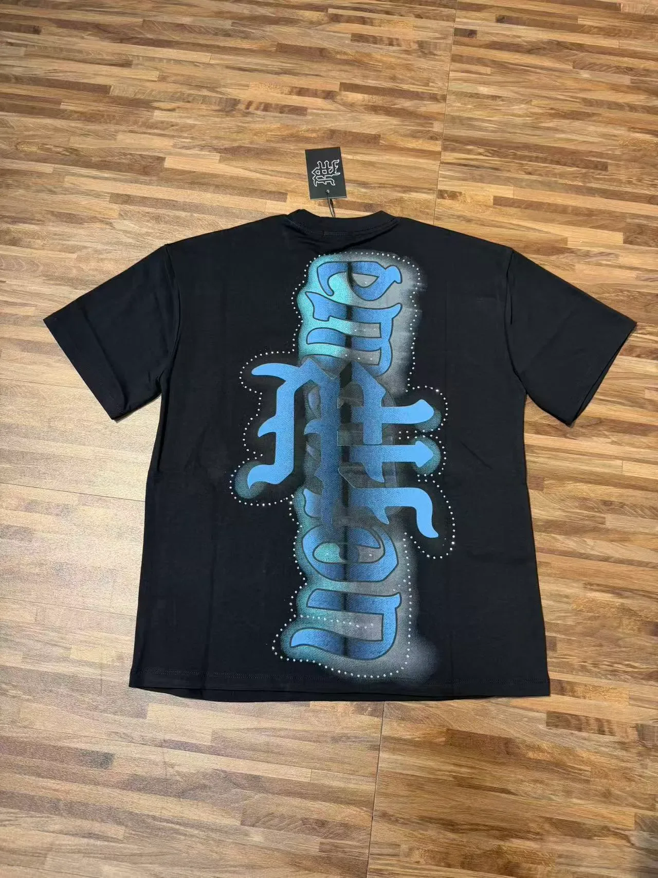 Mixed Emotion White Black Graphic Print Oversized Fit T-Shirt 8
