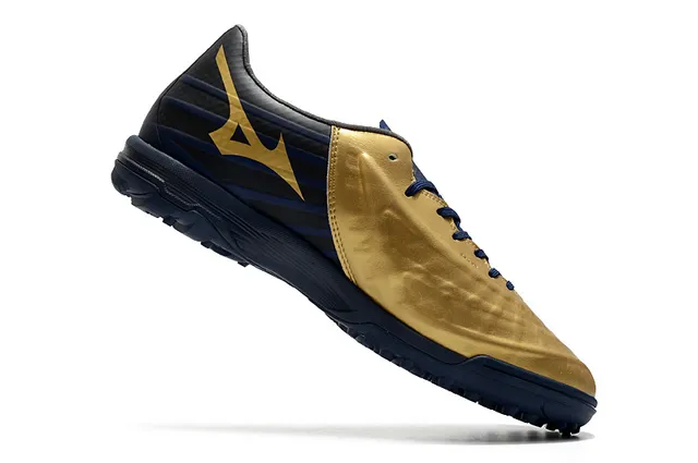 Mizuno Azul Branco Sapatos de Futebol Turf Upper Sintético Baixo Corte 12