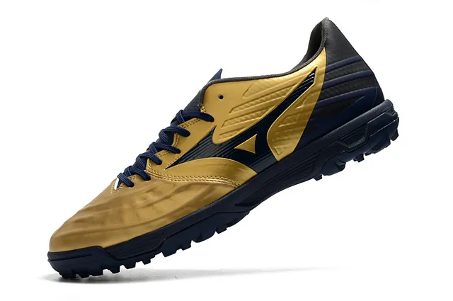 Mizuno Azul Branco Sapatos de Futebol Turf Upper Sintético Baixo Corte 13
