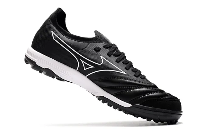 Mizuno Blanc Gris Bas-Coupé Lacets Synthétique Texturé Supérieur Herbe Artificielle Chaussures de Football 12
