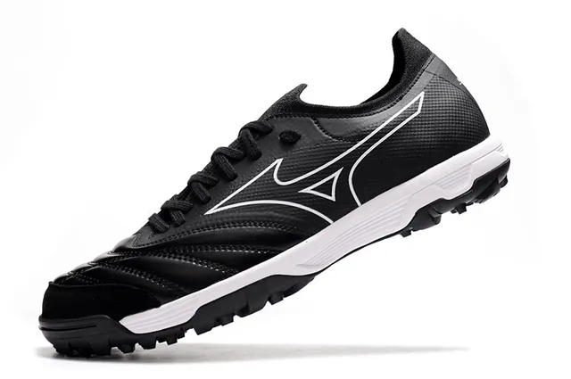 Mizuno Blanc Gris Bas-Coupé Lacets Synthétique Texturé Supérieur Herbe Artificielle Chaussures de Football 13