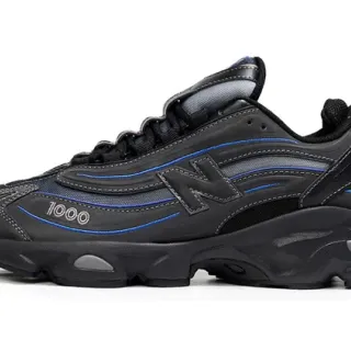 New Balance 1000 Black and Blue Chunky Sneakers