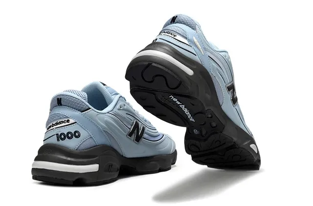 New Balance 1000 Light Blue Chunky Sneakers 3