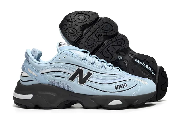 New Balance 1000 Light Blue Chunky Sneakers 4