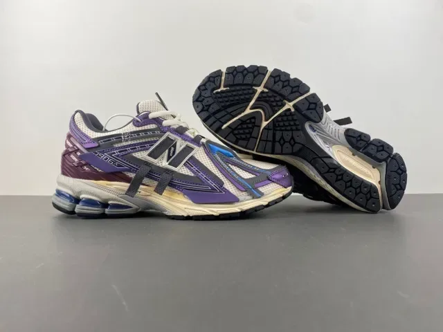 New Balance 1906A Púrpura Blanco Borgoña Zapatillas de Estilo de Vida 9