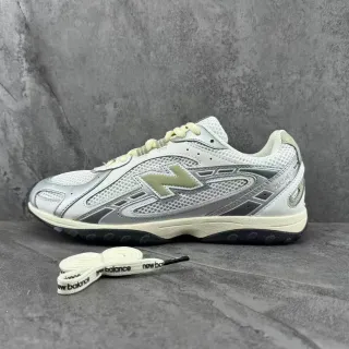 New Balance 2041 White Gray Pale Green Lifestyle Sneakers