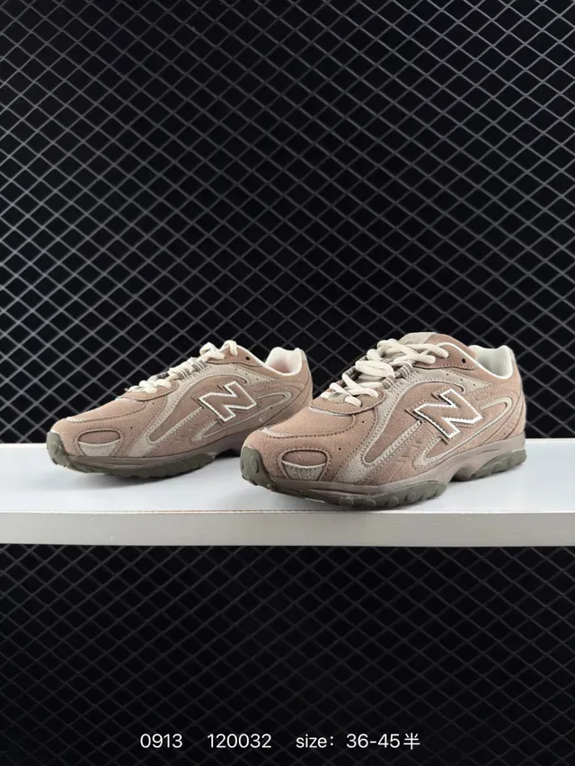 New Balance 204L Beige Sneakers Lifestyle en Suédé-Maille 3