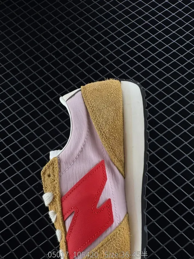 New Balance 237 بني و وردي بارشو و نايلون أسلوب الحياة سنيكرز 3