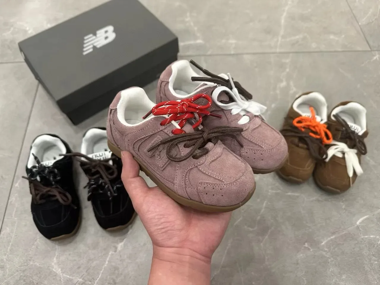 New Balance 327 Preto Marrom Suede Superior Borracha Goma Sola Lifestyle Sneakers 4