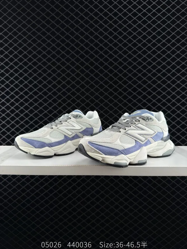 New Balance 9060 Sneakers Chunky Lavande et Crème 2