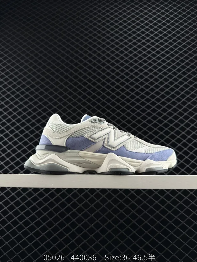New Balance 9060 Sneakers Chunky Lavande et Crème 6