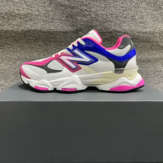 New Balance 9060 حذاء رياضي سميك وردي وأزرق