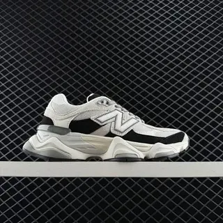 New Balance 9060 白黑厚底运动鞋