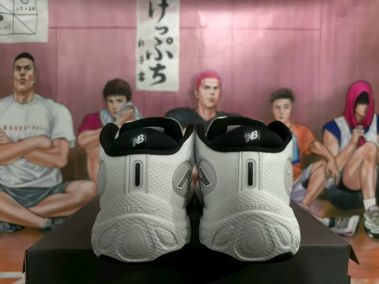 New Balance 9060 White Gray Black baskets chunky 3
