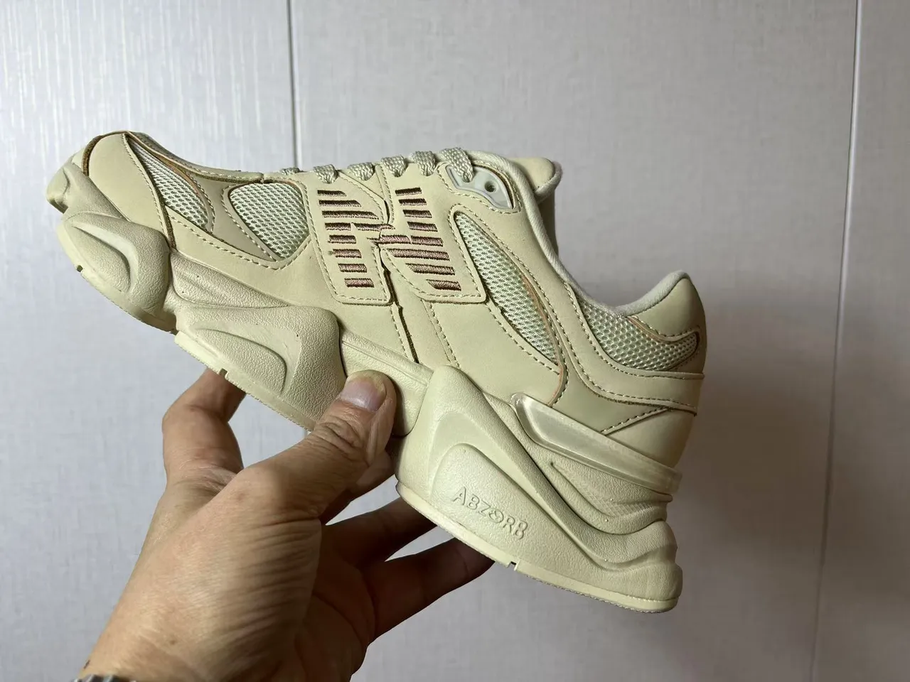 New Balance بيج بورجوندي سيلويت ميدسول متعدد الطبقات أحذية رياضية سميكة 4