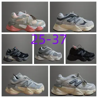 New Balance بيج وردي كعب مصمم طبقات شبكة سويد علوة كعب كبير