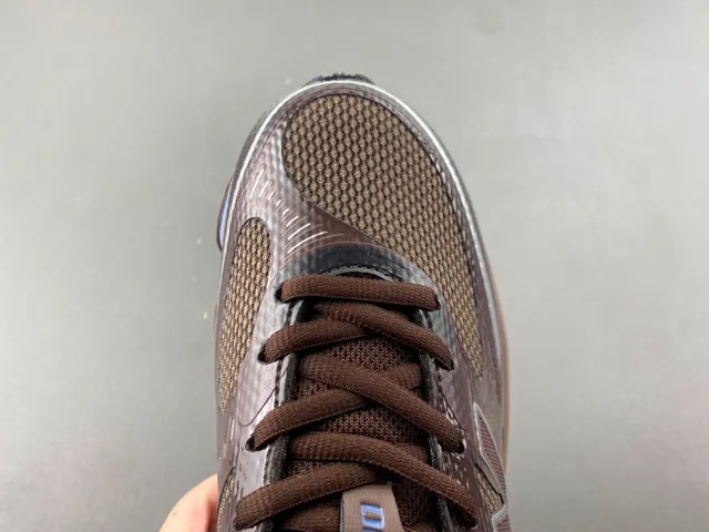 New Balance Marrom Azul Malha e Sintético Superior Segmentado Mediplantas Pods Tênis Lifestyle 5