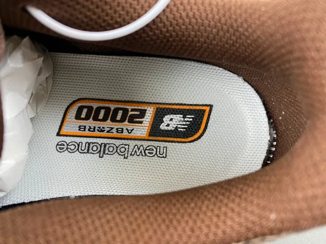 New Balance Marrom Azul Malha e Sintético Superior Segmentado Mediplantas Pods Tênis Lifestyle 7