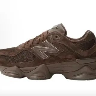 New Balance Marrón Monocromático Superior Híbrido Ante-Malla Zapatillas Chunky