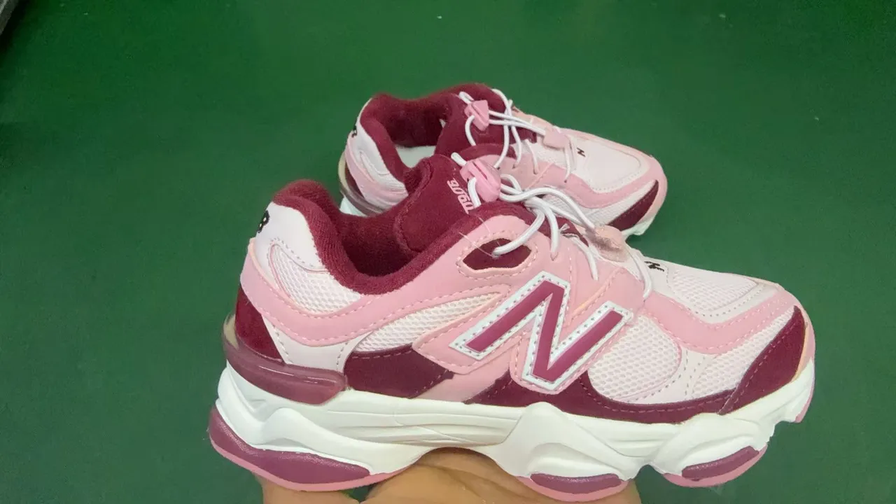 New Balance White Pink Multi-Layered Sole Mesh And Synthetic Panel Construction Chunky Sneakers 8