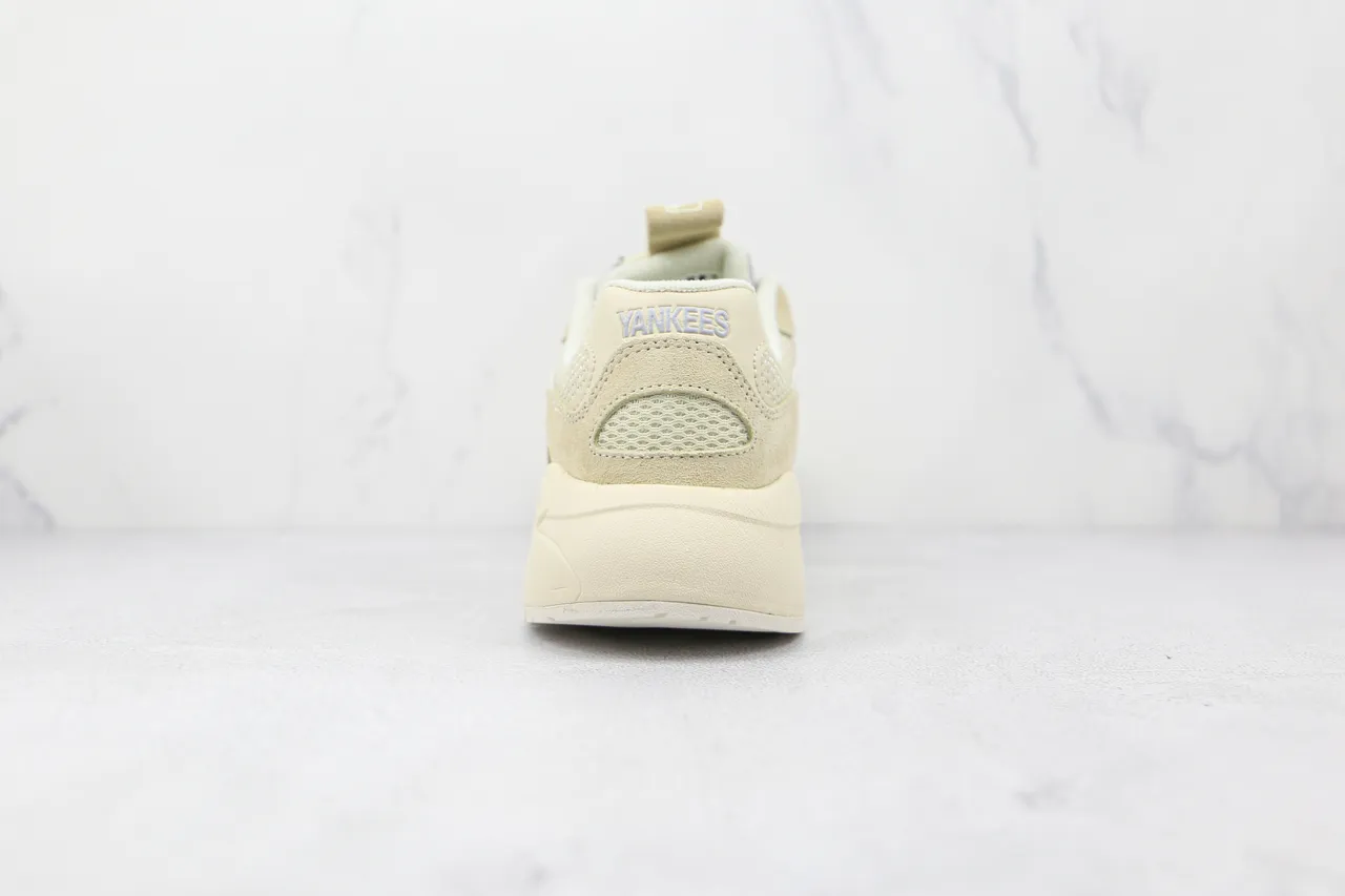 New Era Beige Gray Silhouette Sculpted Wavy Midsole Chunky Sneakers 2