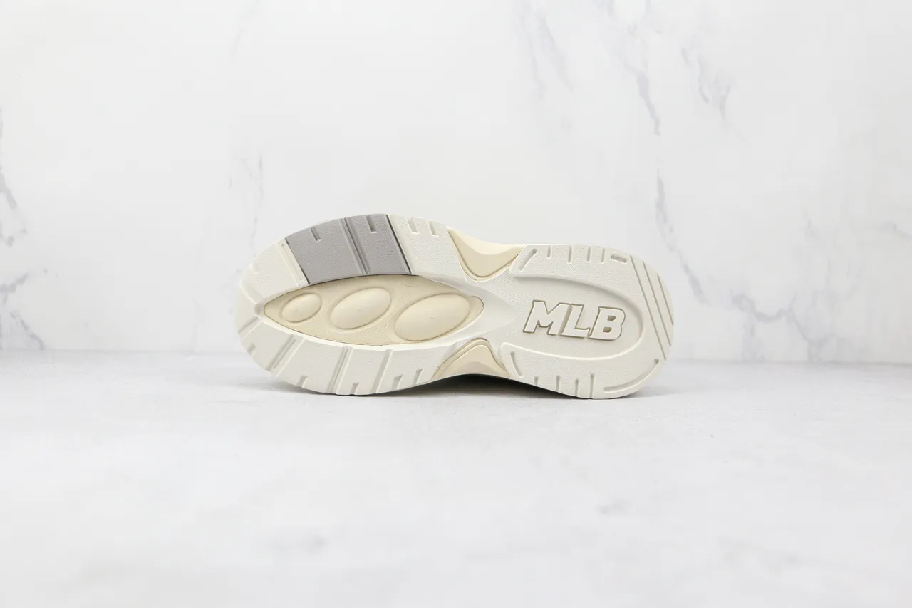 New Era Beige Gray Silhouette Sculpted Wavy Midsole Chunky Sneakers 4