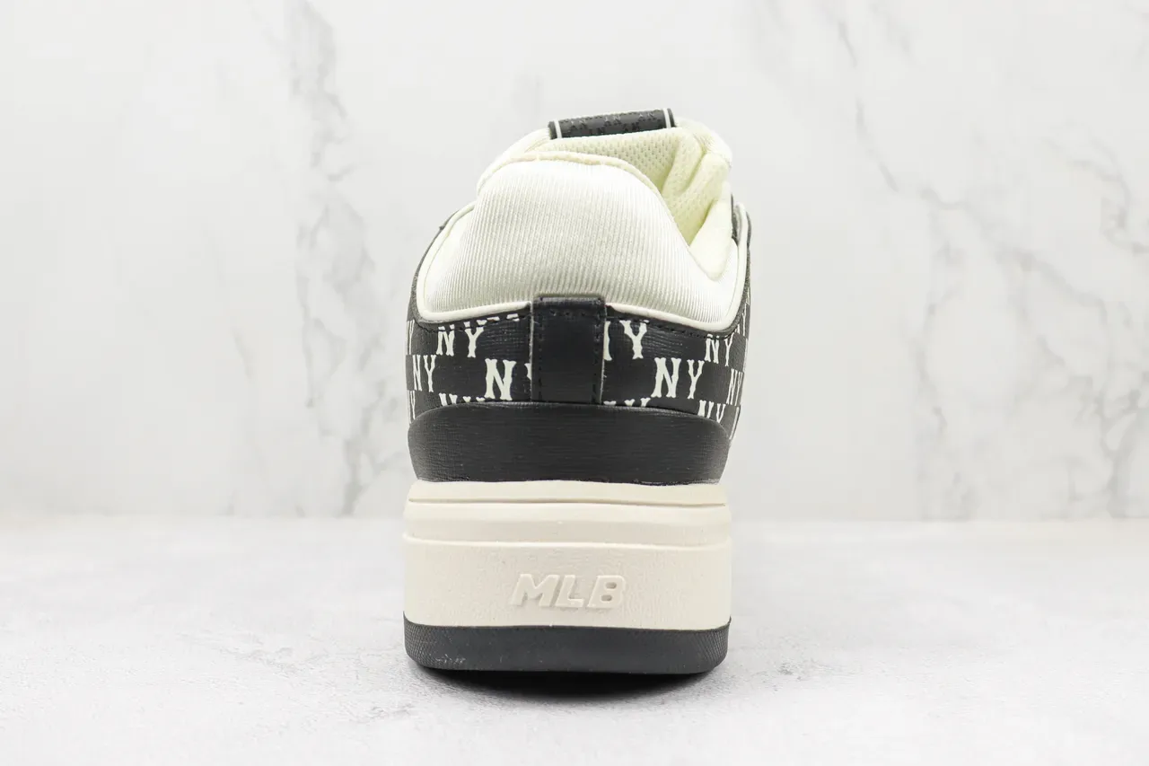 New Era Black White Low-Top Platform Sole Lifestyle Sneakers 9