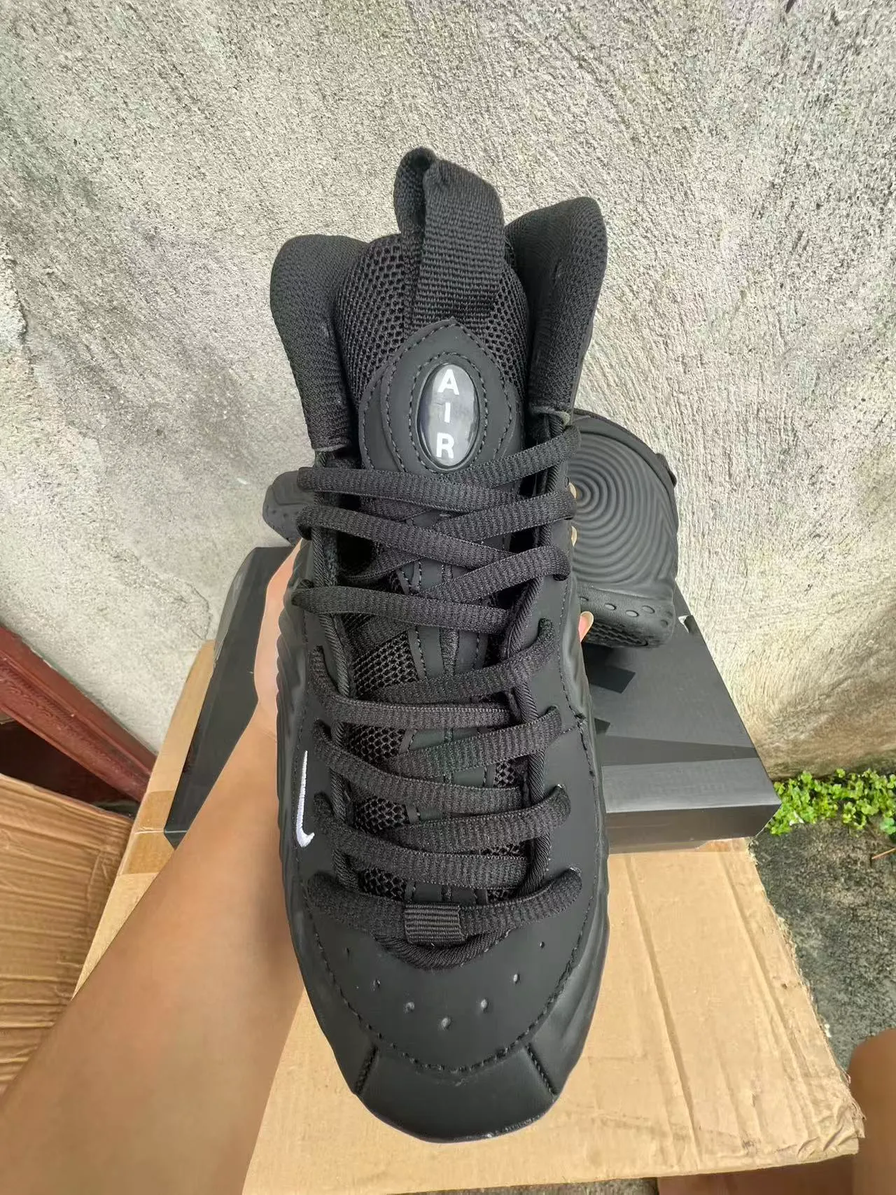 Nike Air Foamposite One Black Basketball Shoes 3