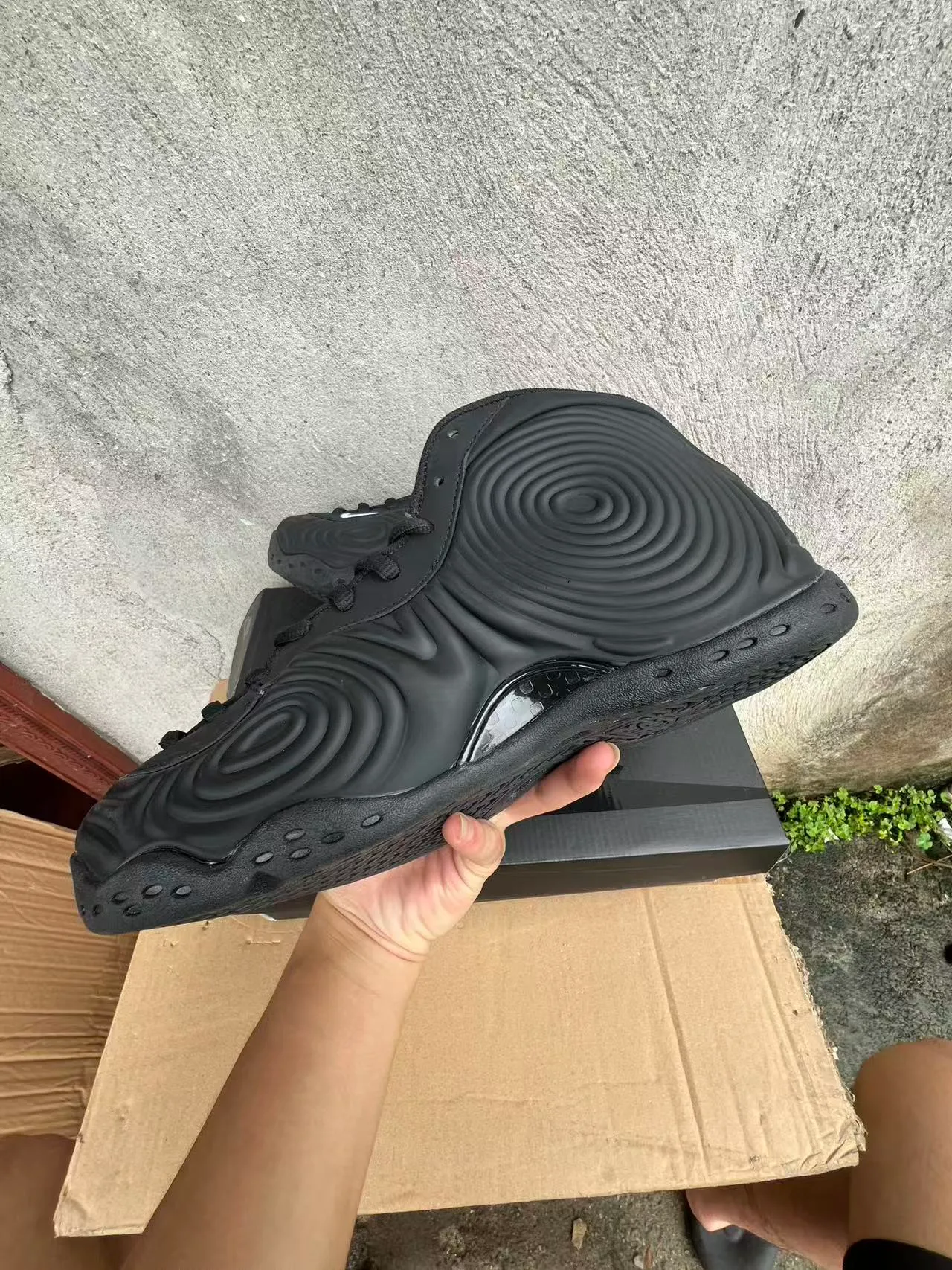 Nike Air Foamposite One Black Basketball Shoes 5
