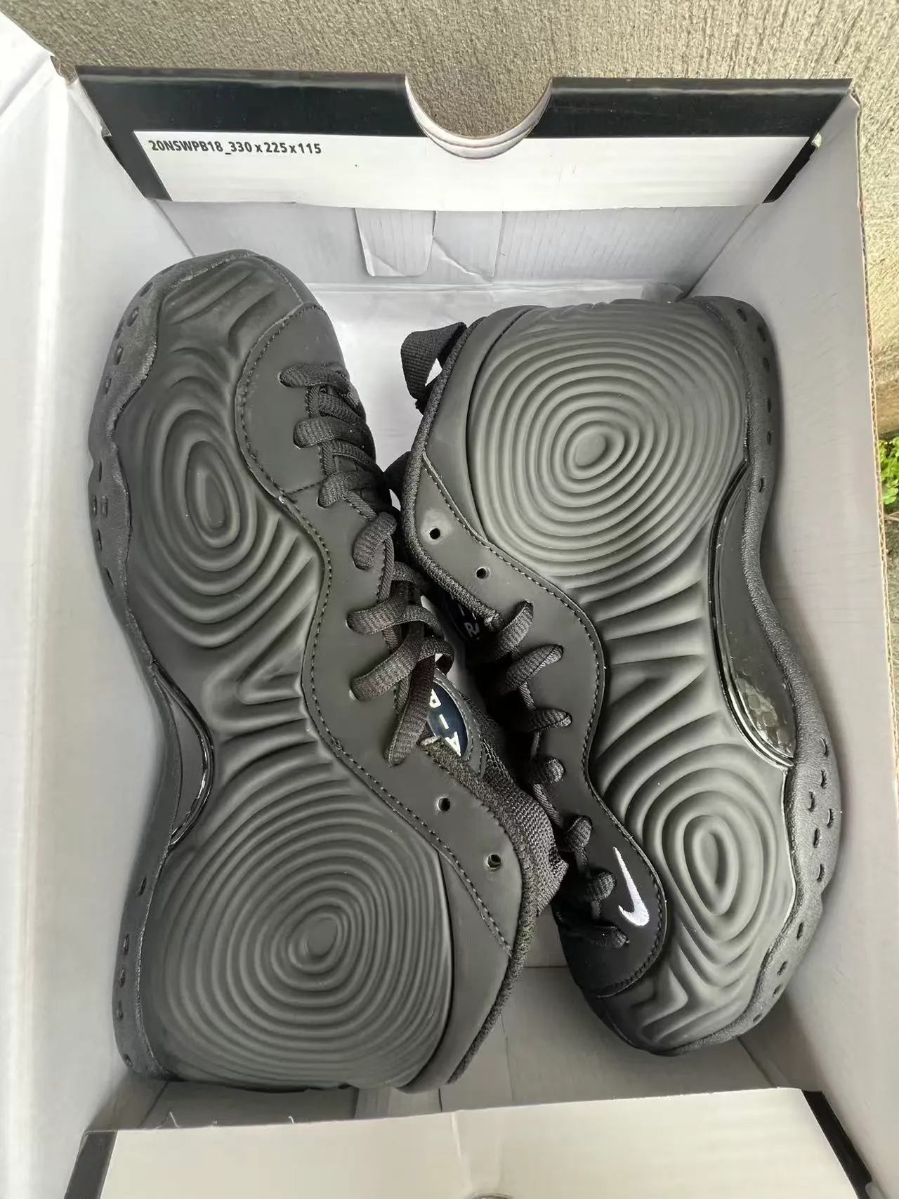 Nike Air Foamposite One Black Basketball Shoes 9