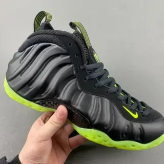 Nike Air Foamposite One Black Neon Green Basketball Shoes
