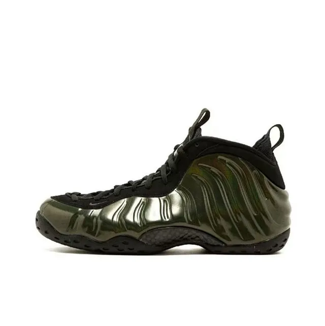 Nike Air Foamposite One Iridescent Olive et Noir Chaussures de basketball 2
