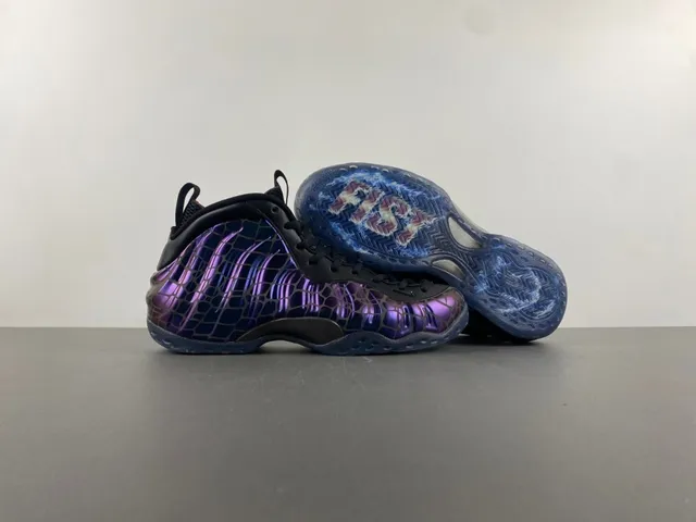 Nike Air Foamposite One Iridescent Purple Blue Basketball Shoes 12