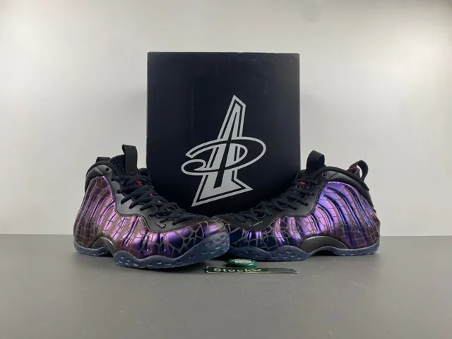 Nike Air Foamposite One Iridescent Purple Blue Basketball Shoes 14