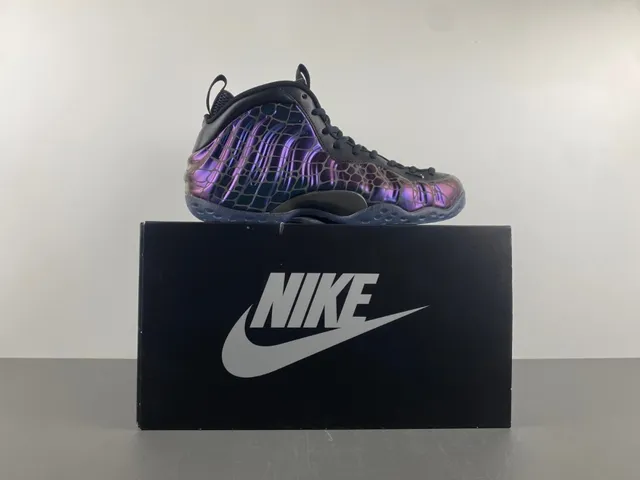 Nike Air Foamposite One Iridescent Purple Blue Basketball Shoes 16
