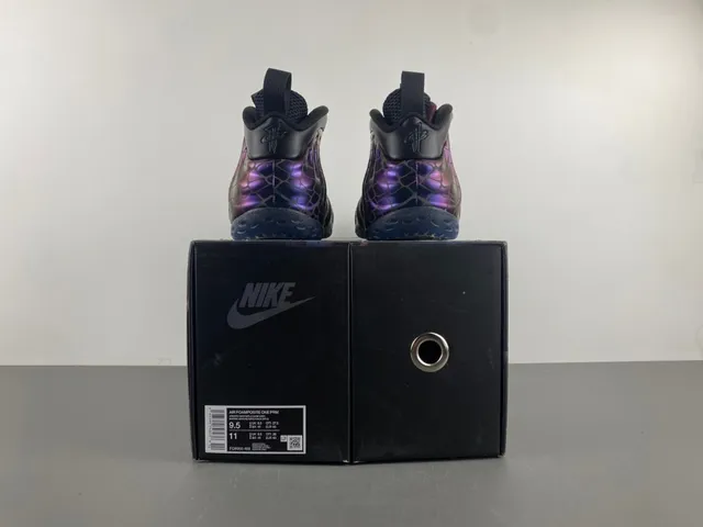 Nike Air Foamposite One Iridescent Purple Blue Basketball Shoes 17