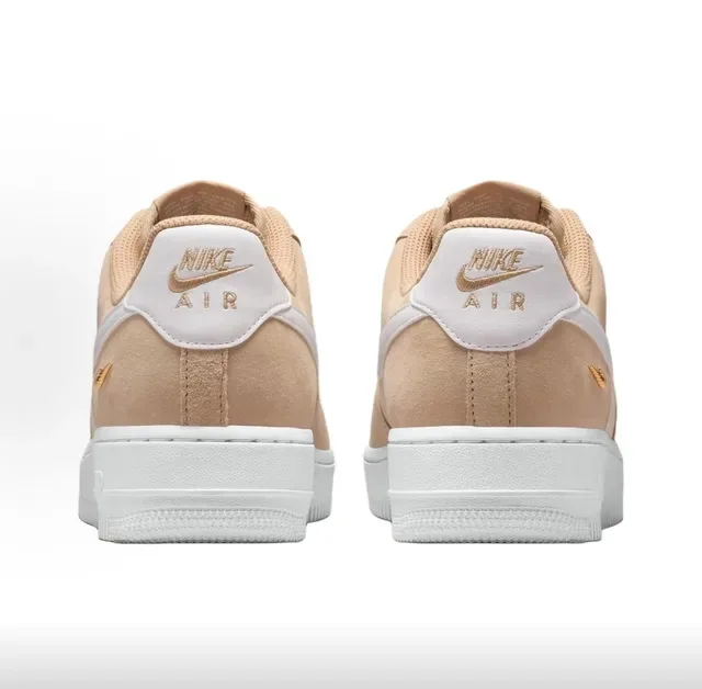 Nike Air Force 1 Beige and White Lifestyle Sneakers 3