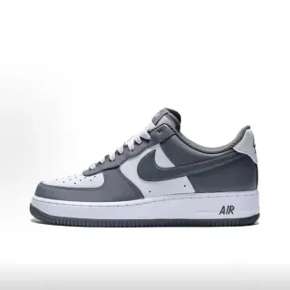 Nike Air Force 1 Gray and White Lifestyle Sneakers