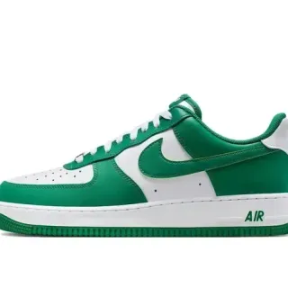 Nike Air Force 1 Green and White Lifestyle Sneakers