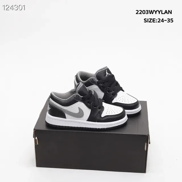 Nike Air Force 1 Low White Black Light Blue Lifestyle Sneakers 6