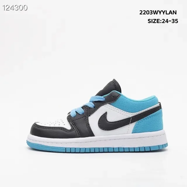 Nike Air Force 1 Low White Black Light Blue Lifestyle Sneakers 17